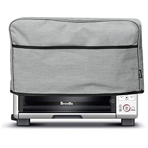 Crutello 4 Slice Toaster Oven Cover with Storage Pockets - Small Appliance Dust Covers