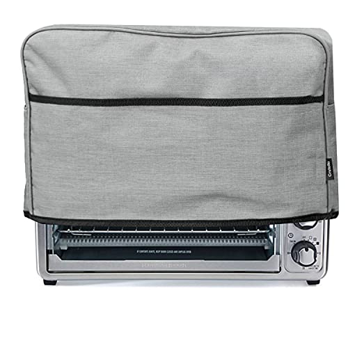 Crutello 6 Slice Toaster Oven Cover with Storage Pockets - Small Appliance Dust Covers
