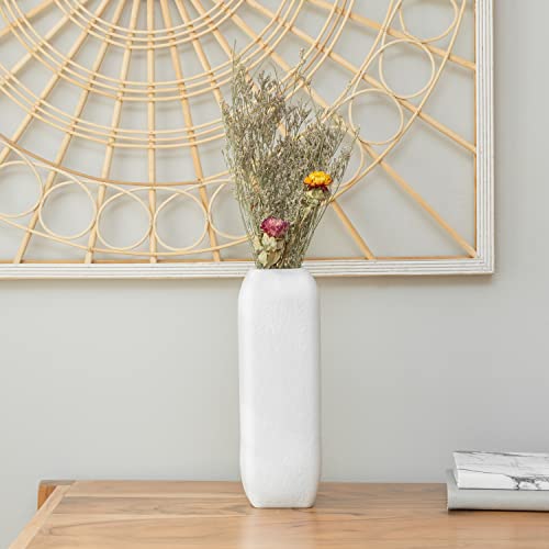 Crutello Ceramic 10 Inch Large Rounded Vase - Modern Home Decor