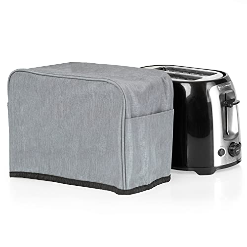 Crutello 2 Slice Toaster Cover with Storage Pockets - Small Appliance Dust Covers