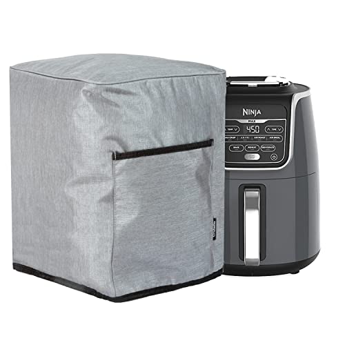 Crutello Air Fryer Cover with Storage Pockets for 5.5 Quart Fryer - Small Appliance Dust Covers