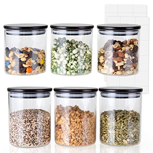 Kitchen Storage Containers With Lids Set of 6 Kitchen Canisters